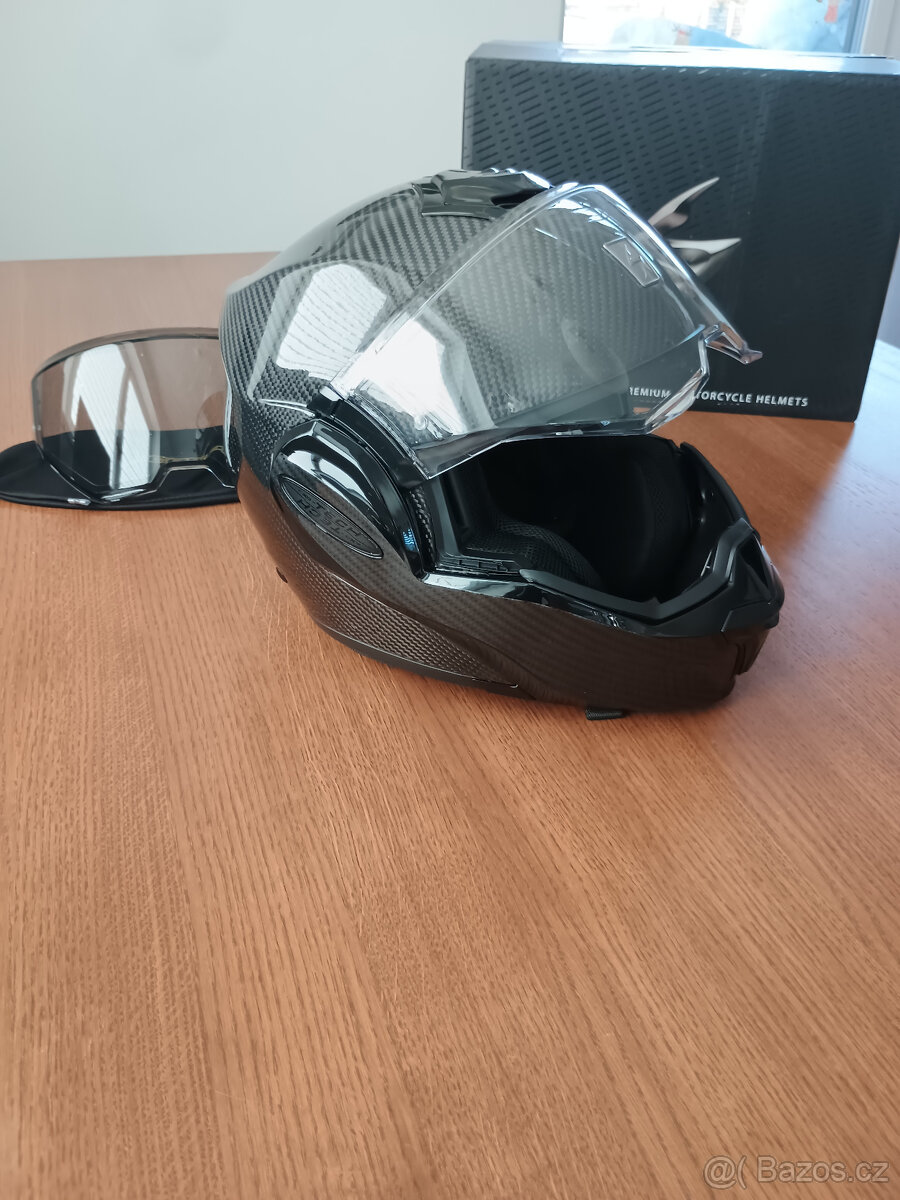Výklopná helma Scorpion Exo-Tech Evo Carbon vel. L - 2