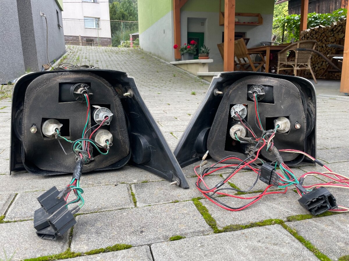 Zadní tuningová světla golf 4 + přední ofuky - 2