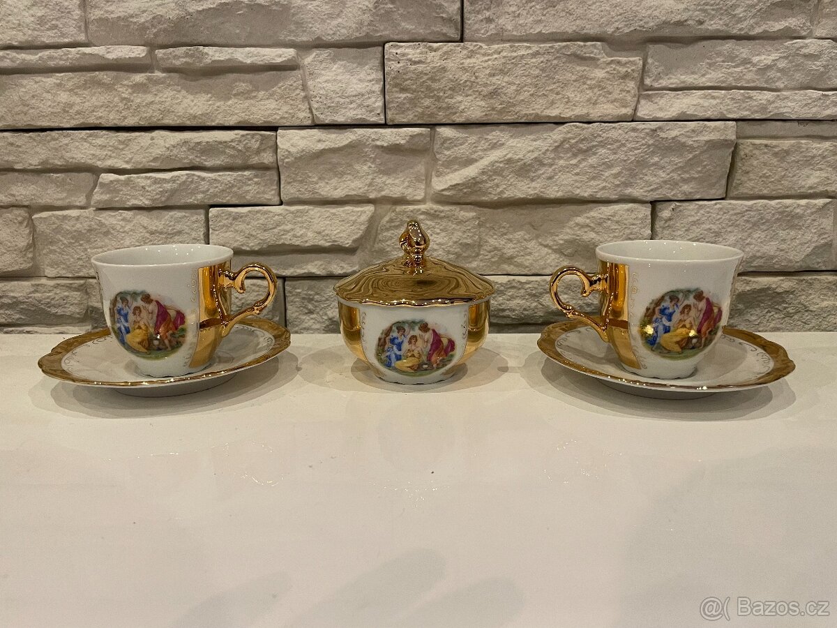 Přátelský porcelánový set tři gracie - 2