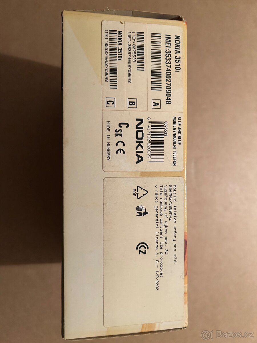 Krabička Nokia 3510i - 2