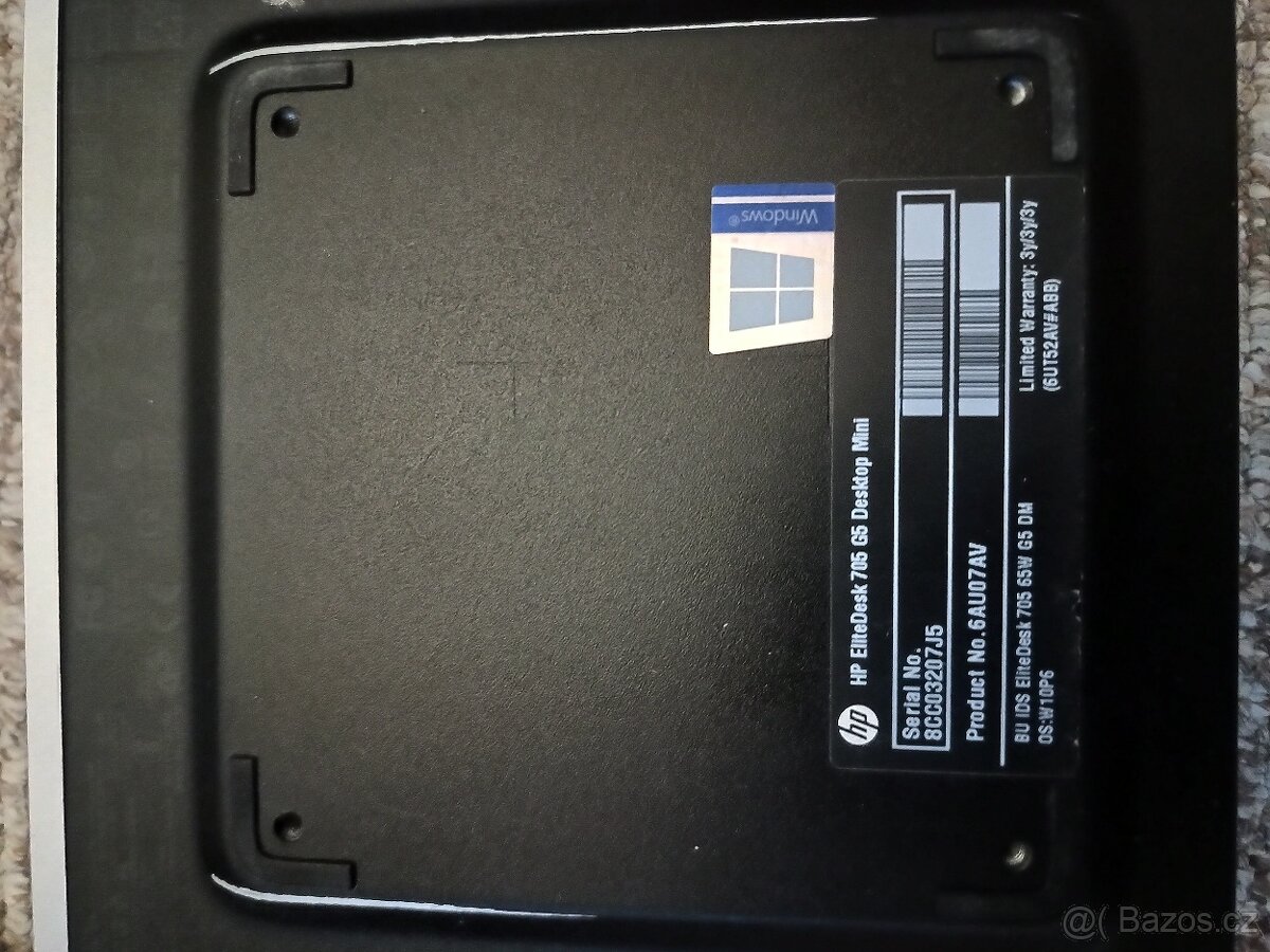 HP EliteDesk 705 G5 Mini – Ryzen 5 PRO / 16 GB RAM / SSD - 2