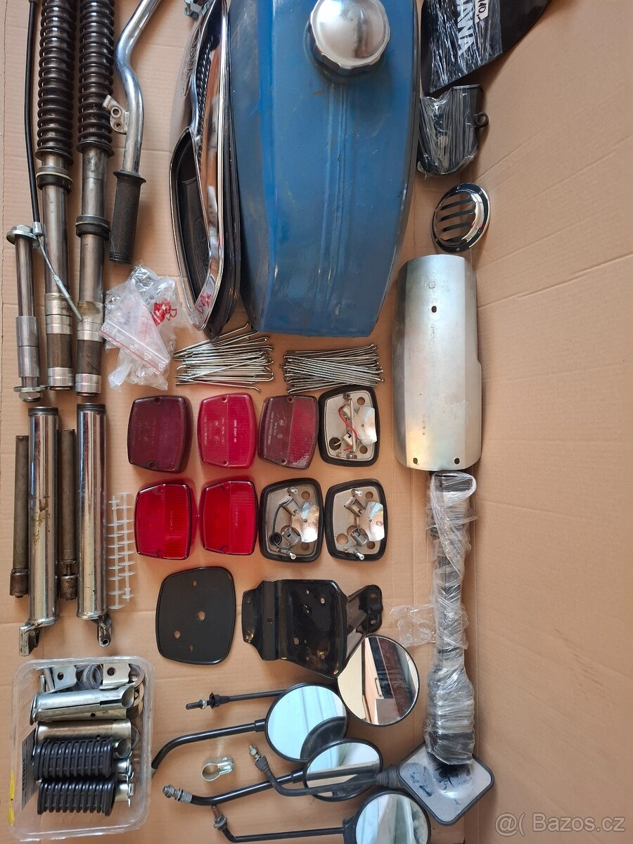 JAWA 350 634 - díly - 2