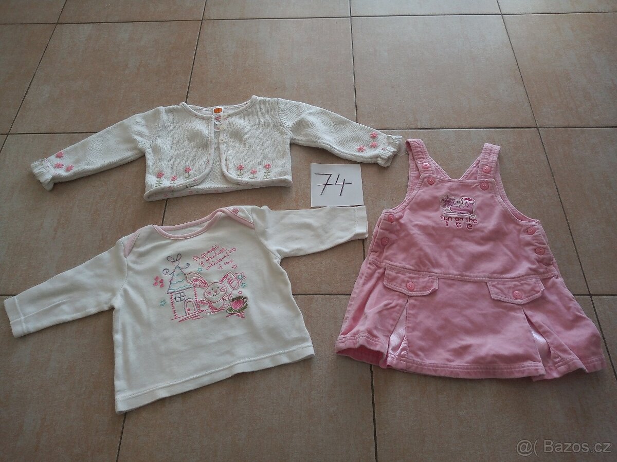 Oblečení komplet pro holčičku vel.74 - 2