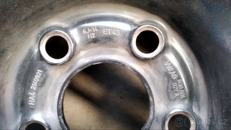 ocelový disk 6Jx14 H2 5x100 - 2