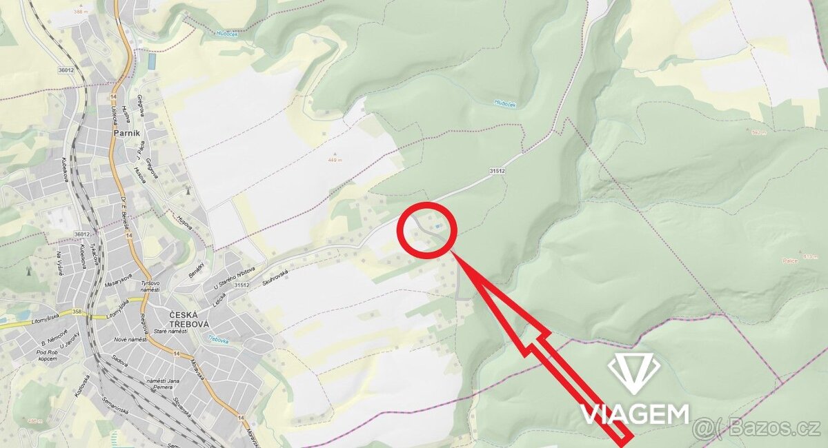Zahrada 1 171 m² - 2