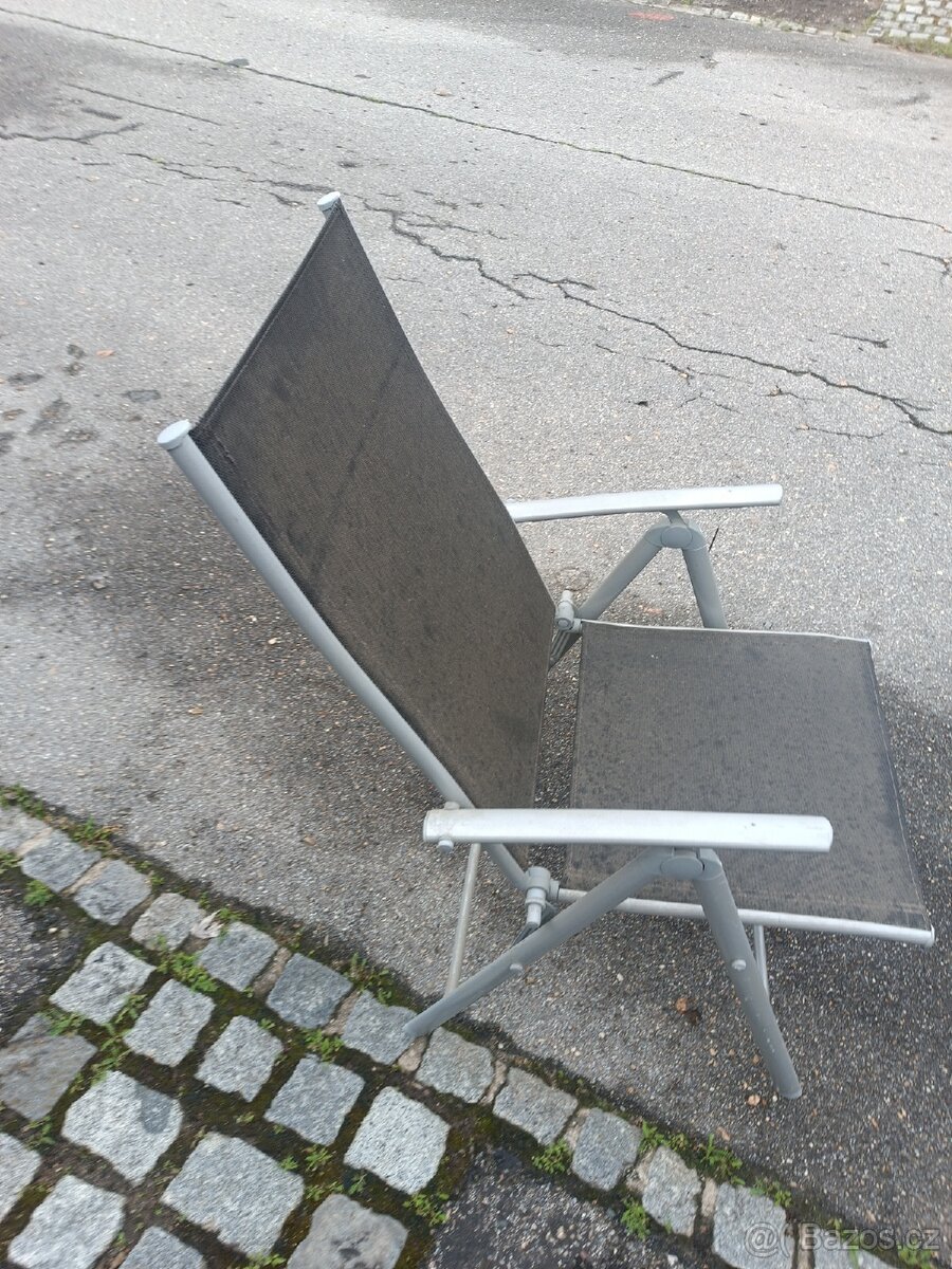 Polohovací rozkládací židle - 2