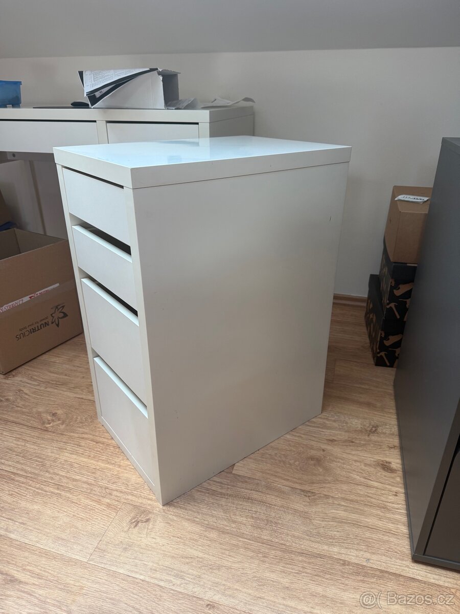 Zásuvkový kontejner IKEA ALEX, bílý - 2