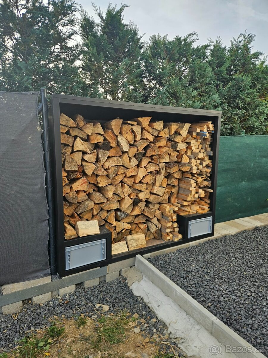 Dřevník - kovový dřevník - 2