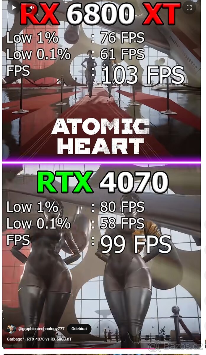 Herní PC Intel 11th,4TB disk,AMD RX 6800 8GB (výkon RTX4070) - 2