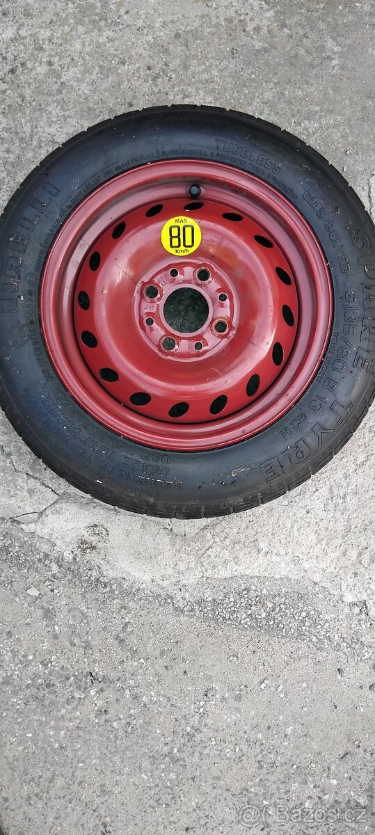 Rezerva, dojezdové kolo Fiat Panda r.v 2003 - 2012 - 2