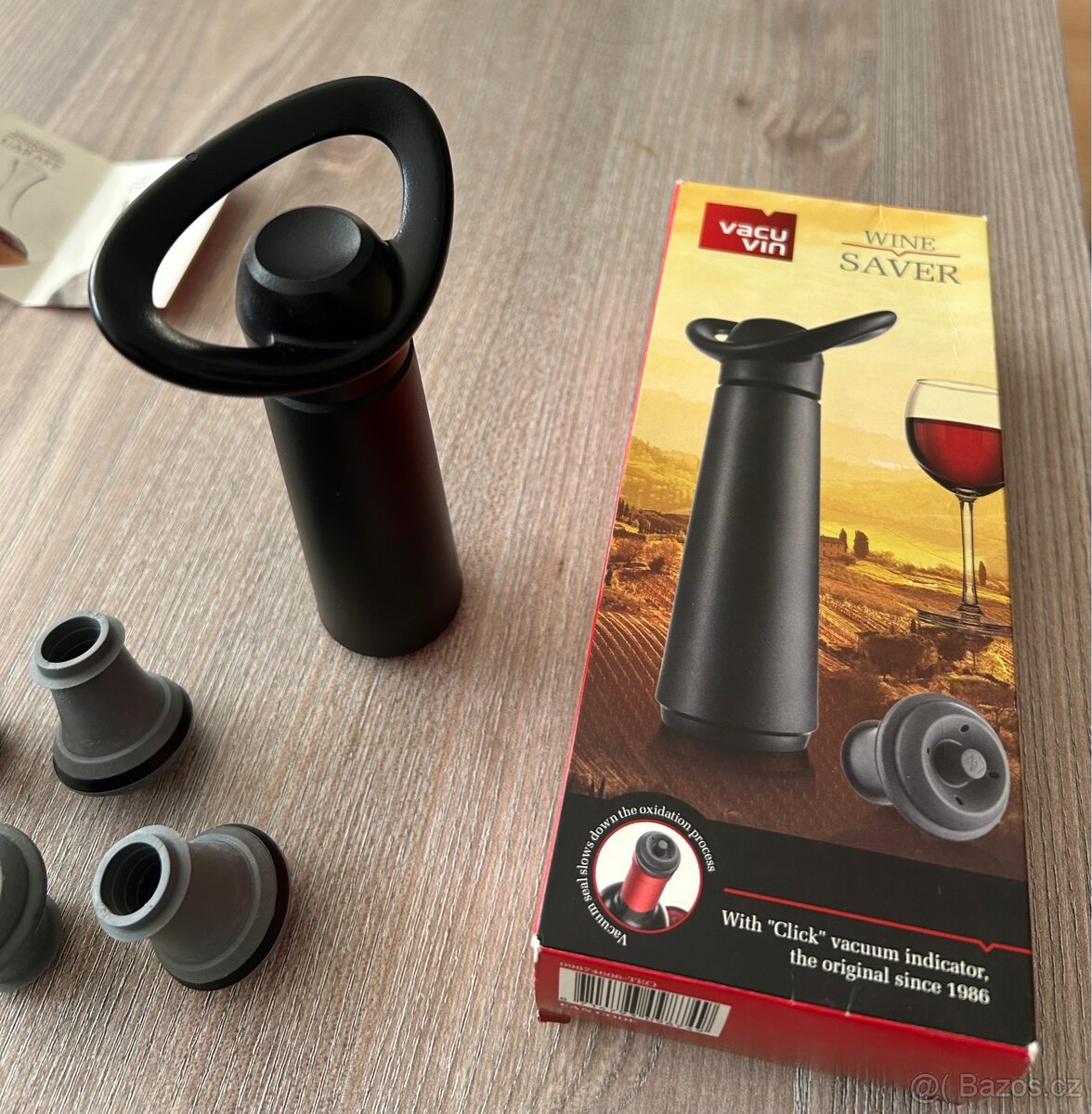 Vakuová pumpa na víno + provzdušnovač vína - 2