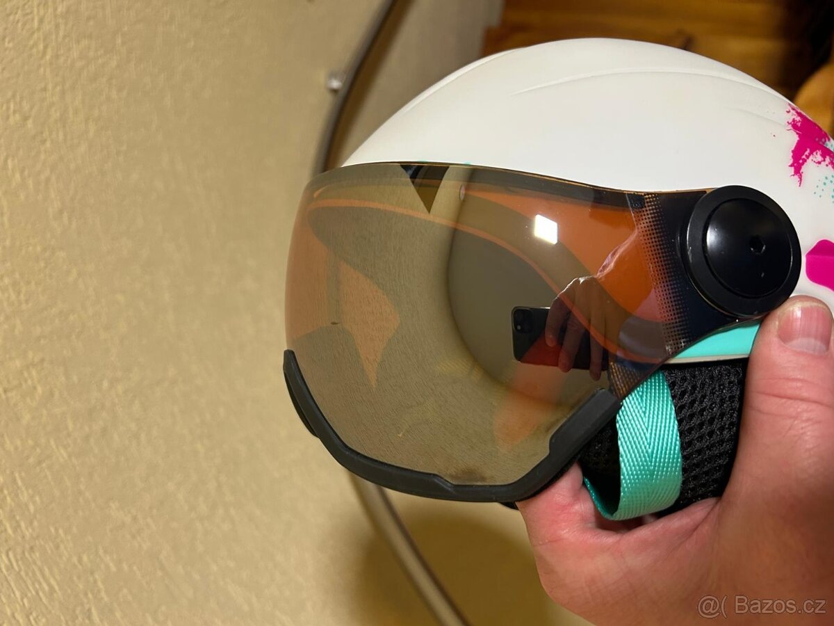 Dětská lyžařská helma Relax Twister VISOR RH27G - vel.S - 2