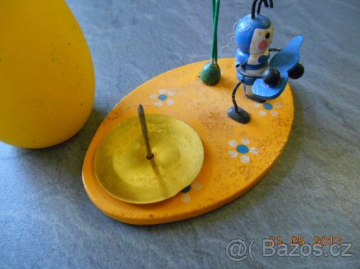 DŘEVĚNÁ DEKORACE - SVÍCEN MRAVENEC - 2