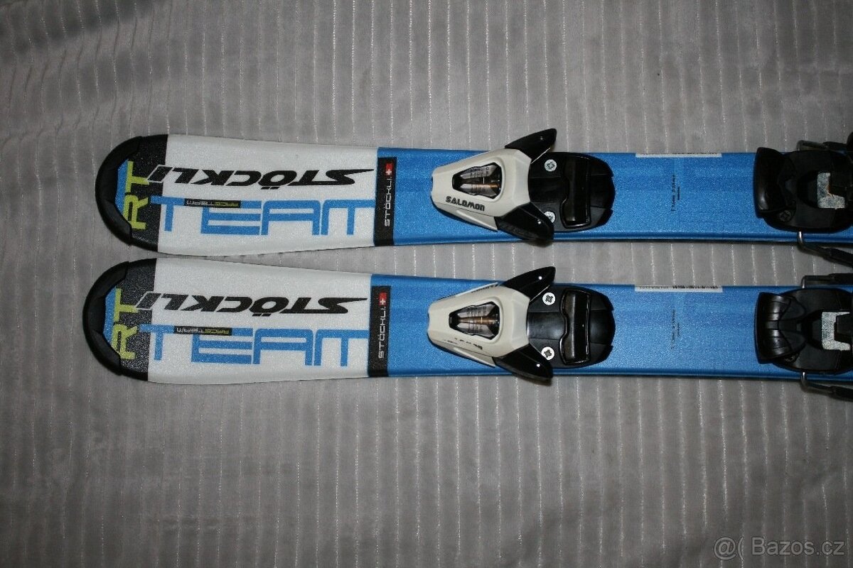 lyže stockli RT 80 cm , lyžaky Lange - 2