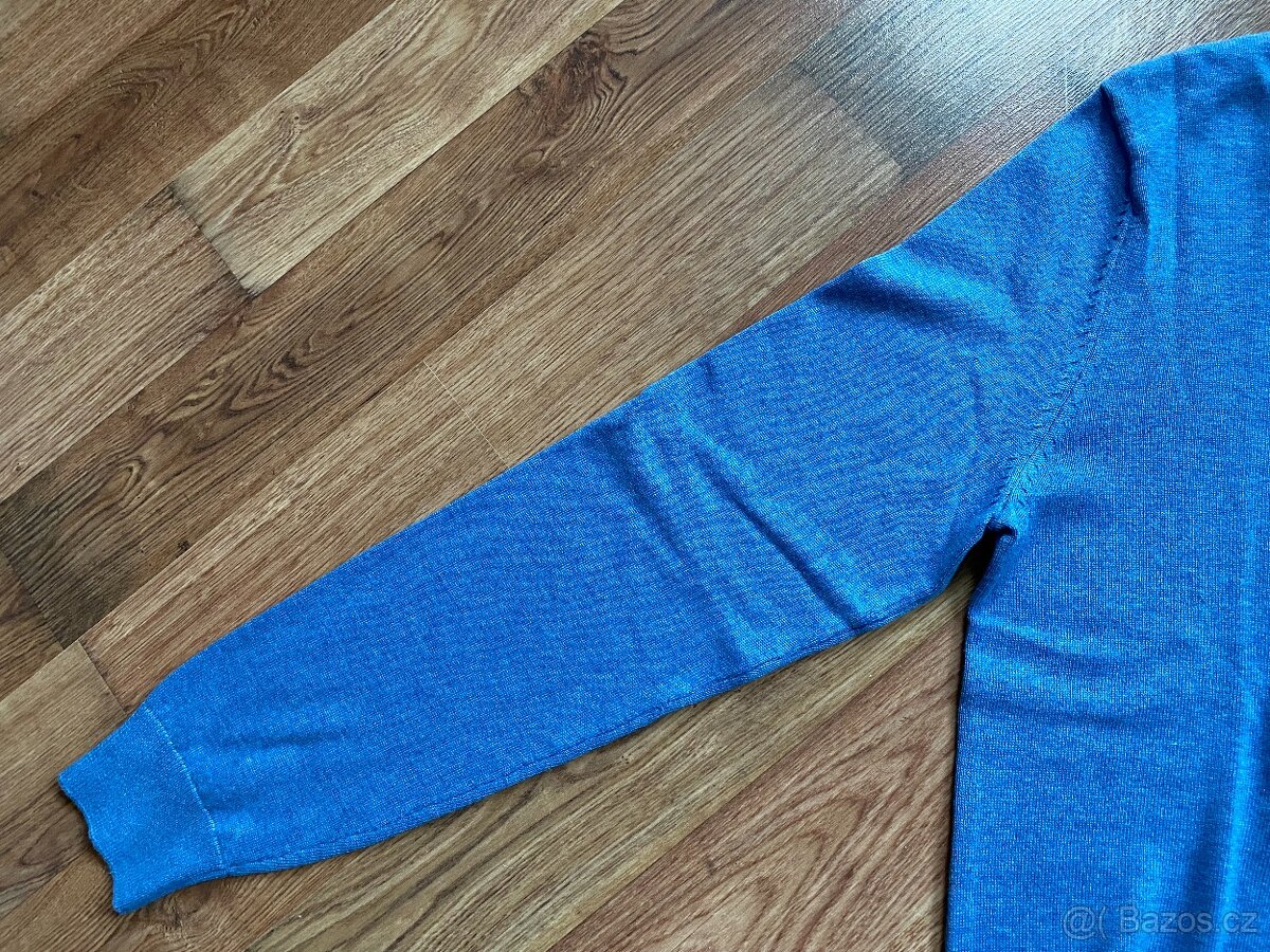 Nový pánský bavlněný svetr C&A do "V" - L - 2