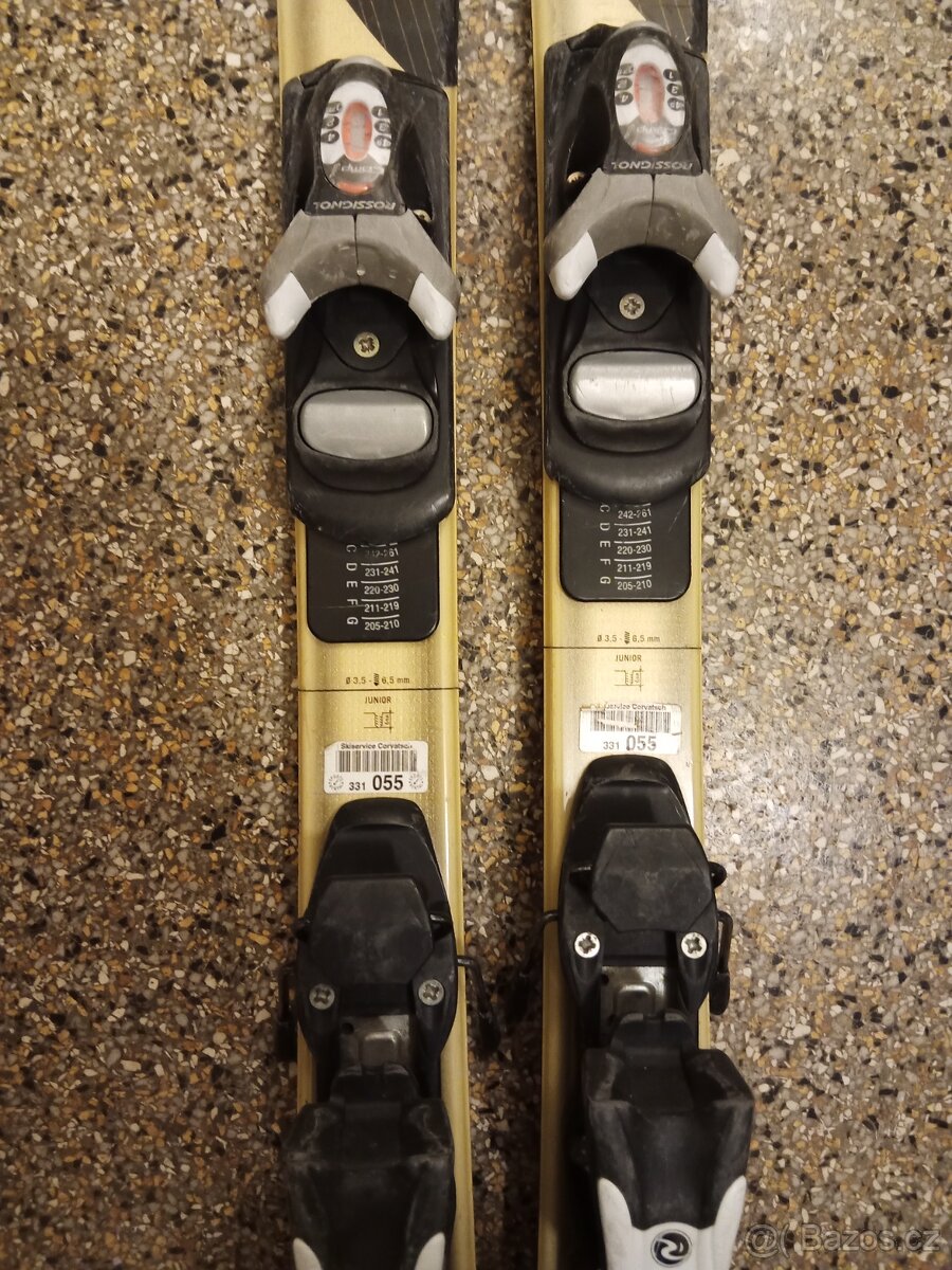 Dětské lyže Rossignol + přeskáče - 2