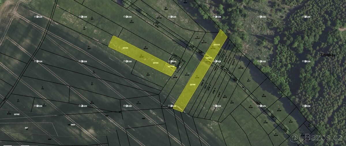 Černé Voděrady (3 381 m2) - 2