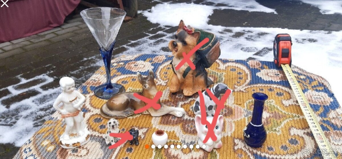 Keramika, Placatka, retro dóza, Aromalampa, obrázky, od 20kč - 2