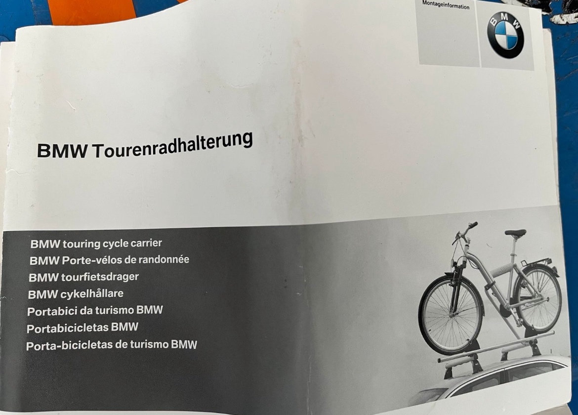 BMW 5 e60 sedan střešní nosiče originální - 2