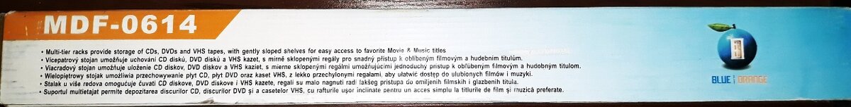 Dřevěný stojan na CD, DVD nebo VHS - 2