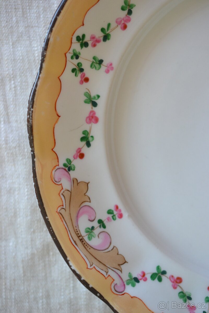 1ks starožitný plytký talíř - 2