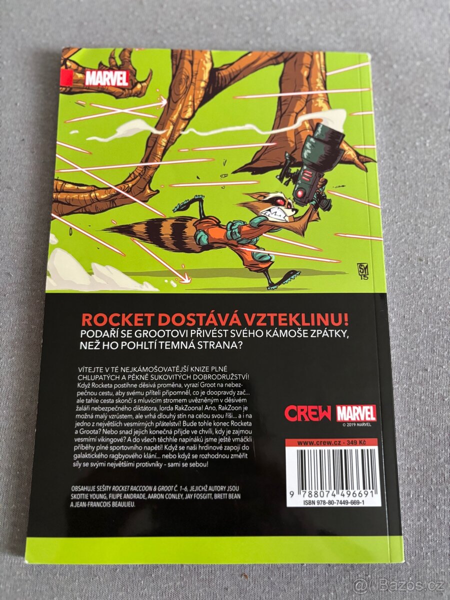 Komiks Rocket a Groot: Profíci v akci (Marvel - 2