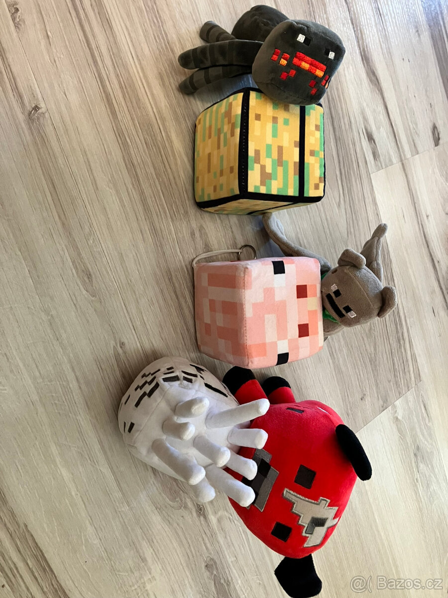 Plyšáky MINECRAFT 6ks - 2