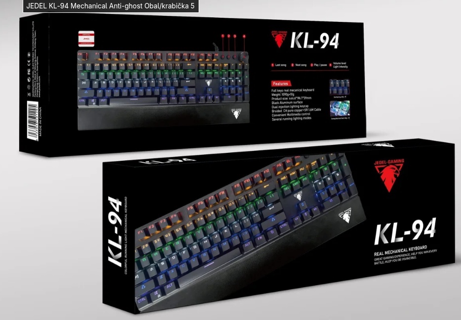 Mechanická klávesnice, RGB - 2