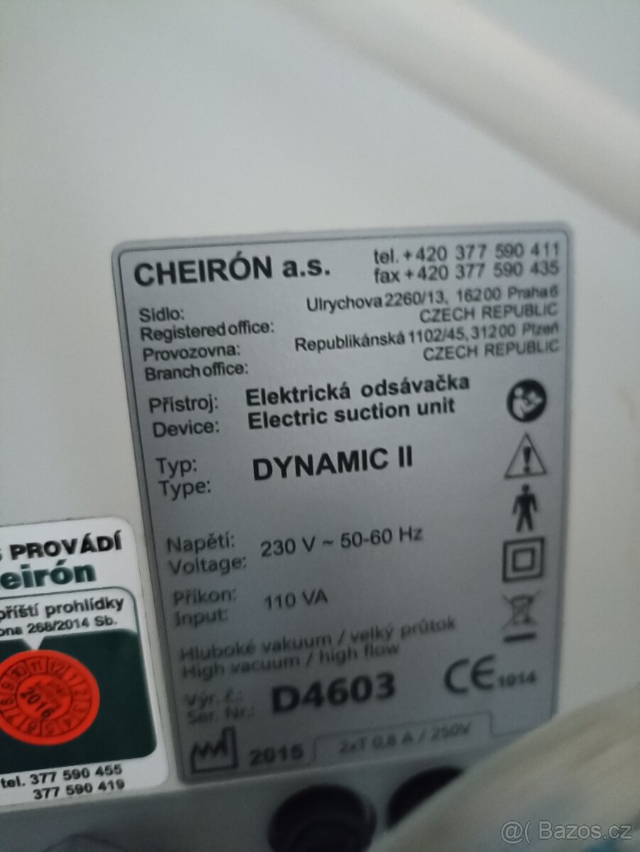 Lékařská odsávačka Cheirón Dynamic II - 2
