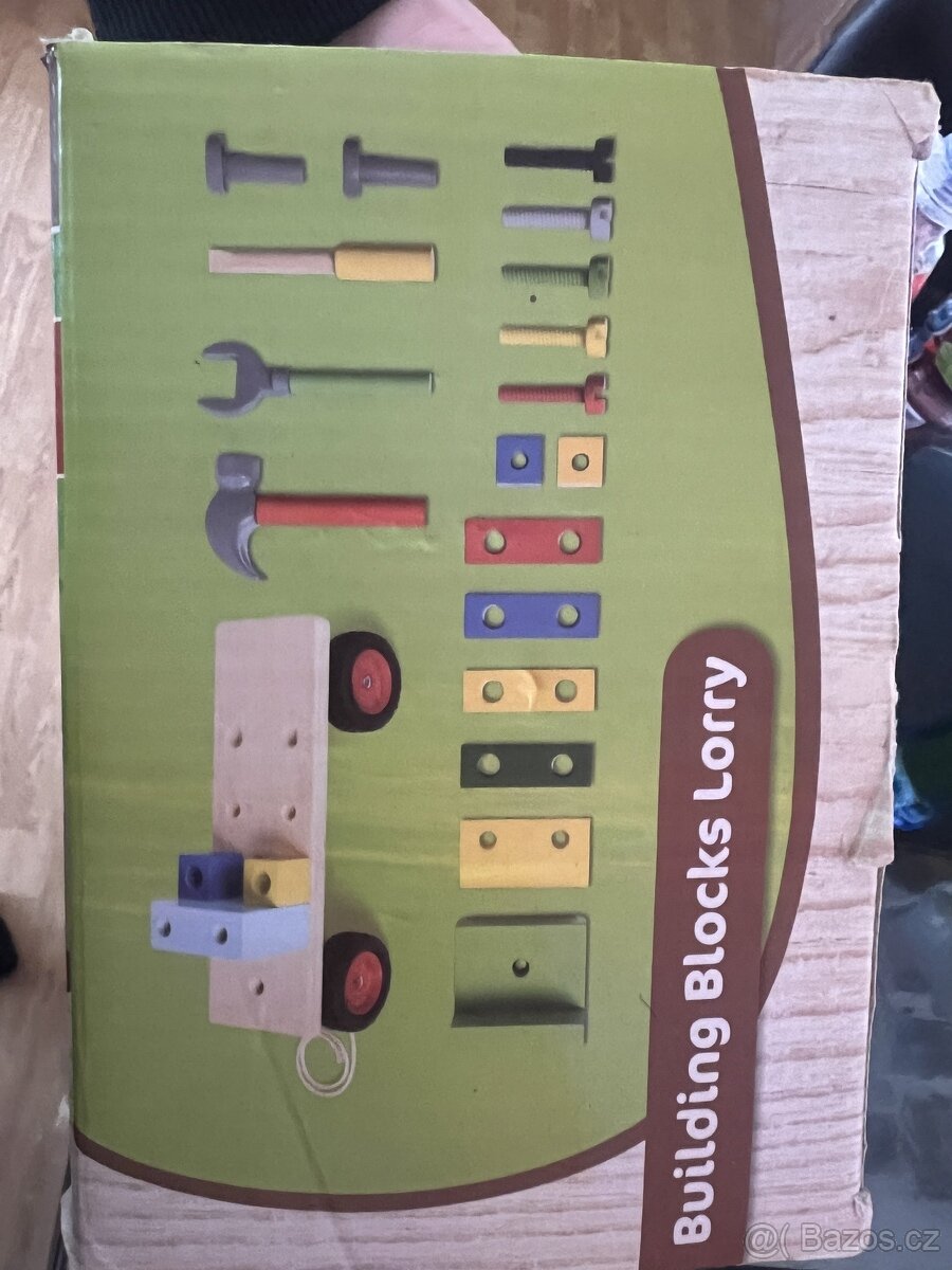 Dřevěná skládačka Auto - 2