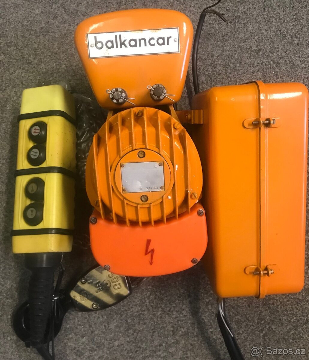 Kladkostroj a ND pro (jeřábová kočka) BALKANCAR - 3,2 a 5t. - 2