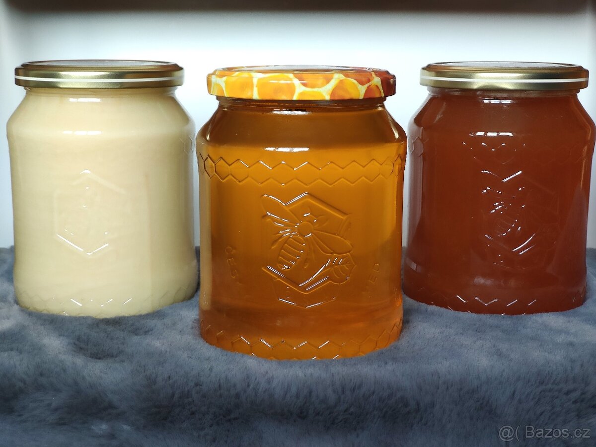 Med tmavý květový - 2