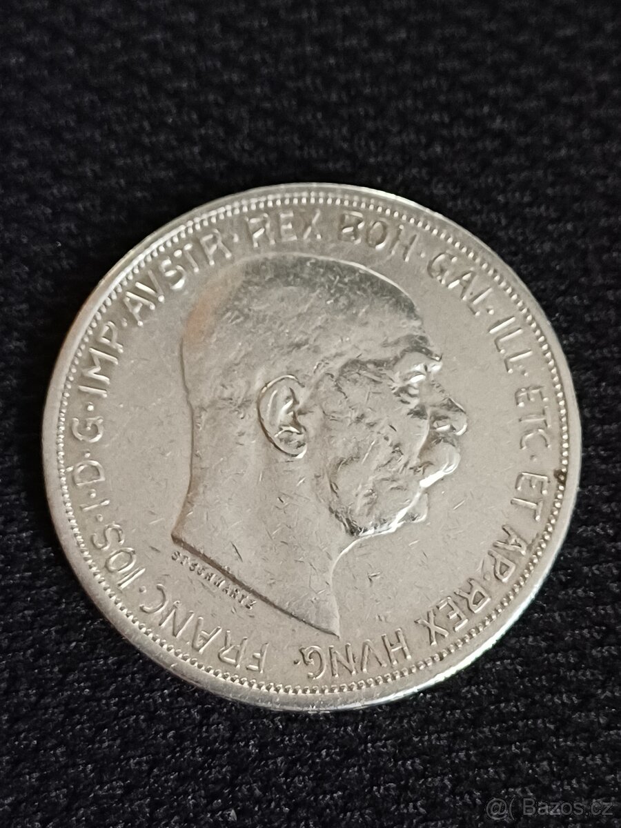 5 koruna 1909 Schwartz FJI RU - 2