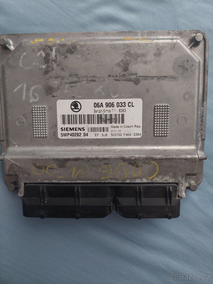 Řídící jednotka motoru Škoda Octavia 2 1.6 MPI 75 kW BGU - 2