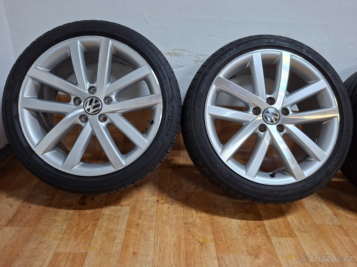 Alu kola R19 5x112 Advanti + zimní pneu 235/35/19 Nokian - 2