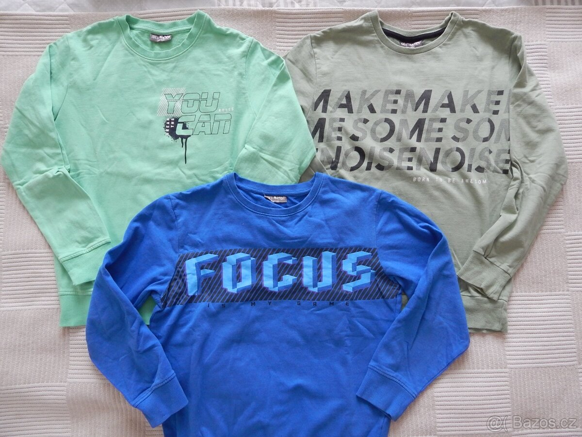 Dětské mikiny/svetříky vel. 146 - 152, zn. Pepco - 2