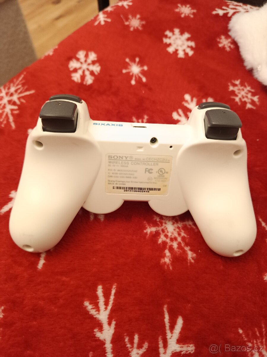 ps3 ovladač bílý original 850kč. - 2