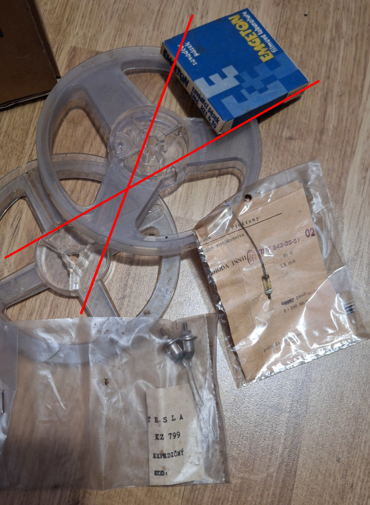 Elektronky a další součástky - 2