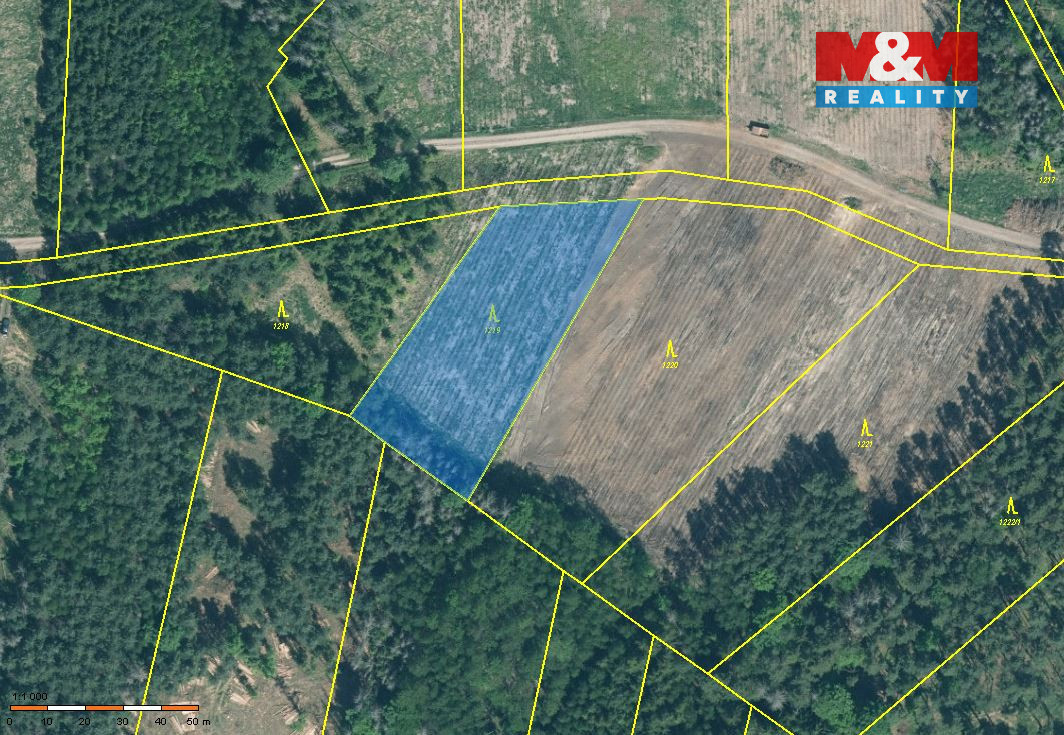 Prodej lesa, 15115 m², Jetětice - 2