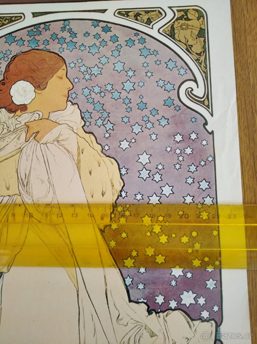 La. dame Mucha Plakát plagát - 2