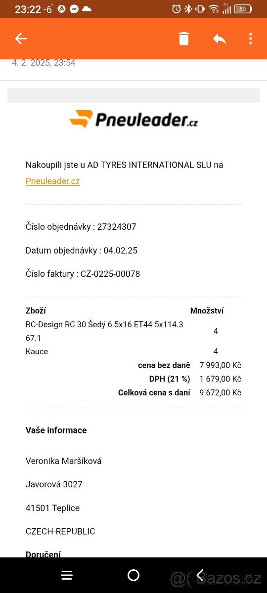 alu disky + letní pláště - 2