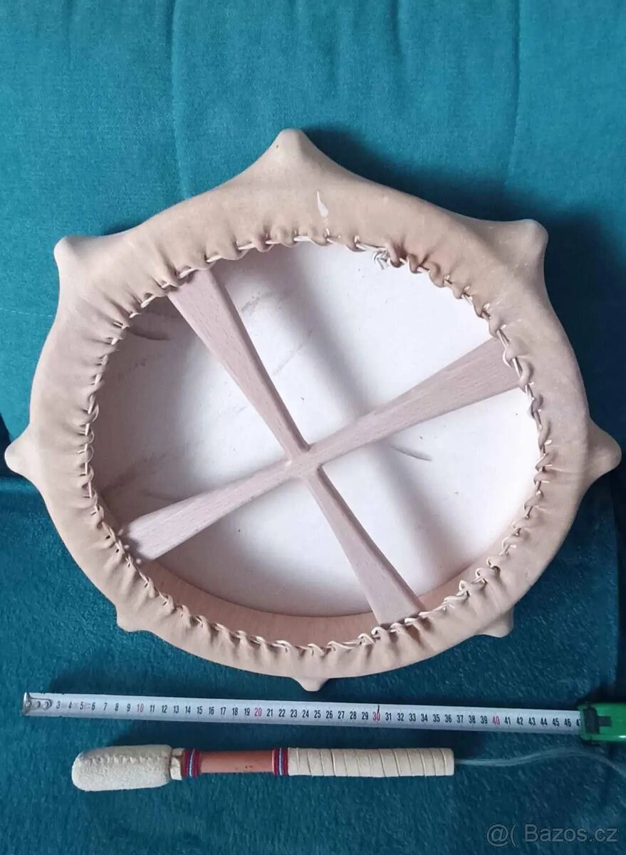 Šamanský buben s echo efektem vlčí stopy - 2