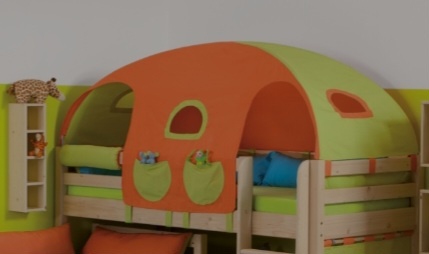 2 postele domestav komplet i s domečky - 2