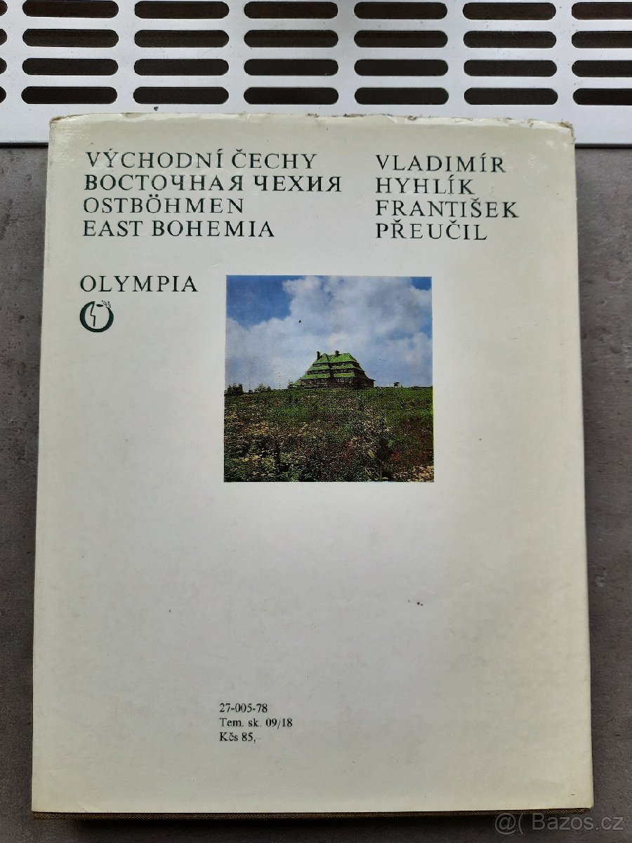 Prodám knihu VÝCHODNÍ ČECHY. - 2