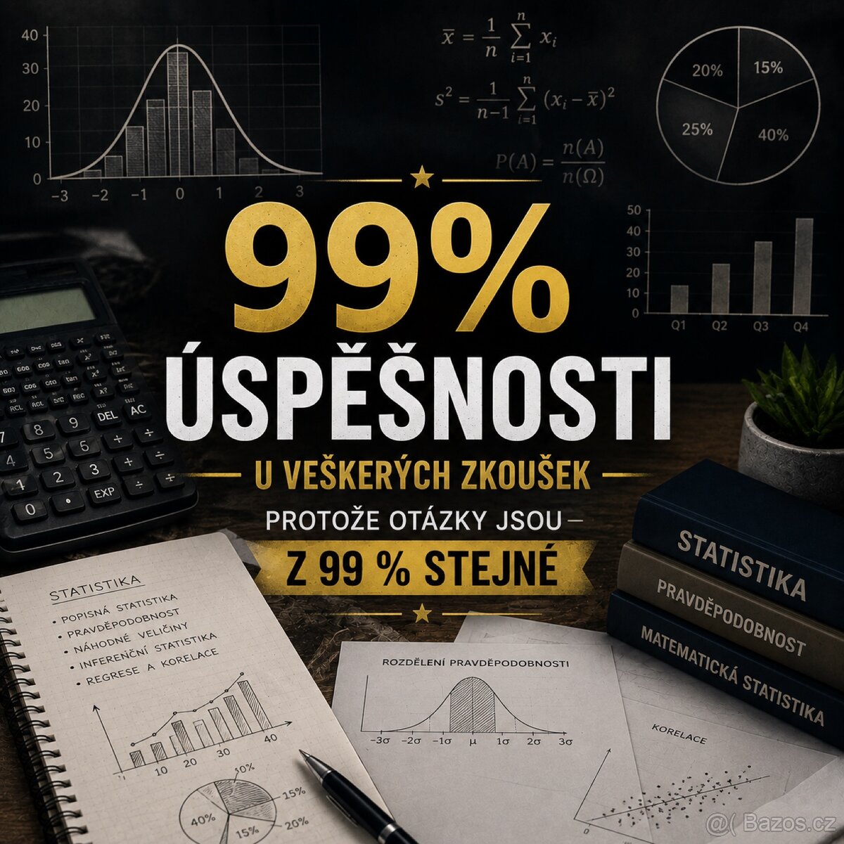 Statistika - zkoušky, doučování - 2
