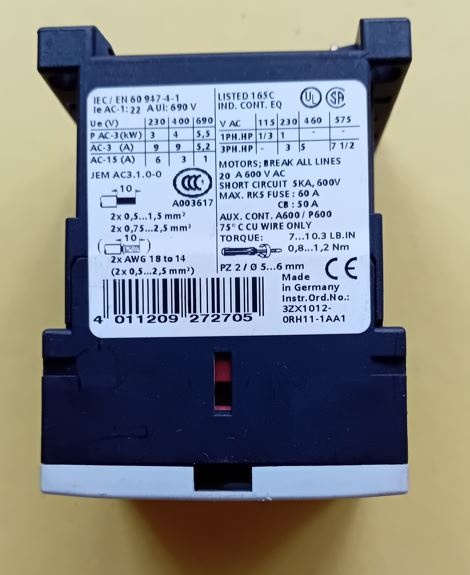Stykač SIEMENS SIRIUS - 2