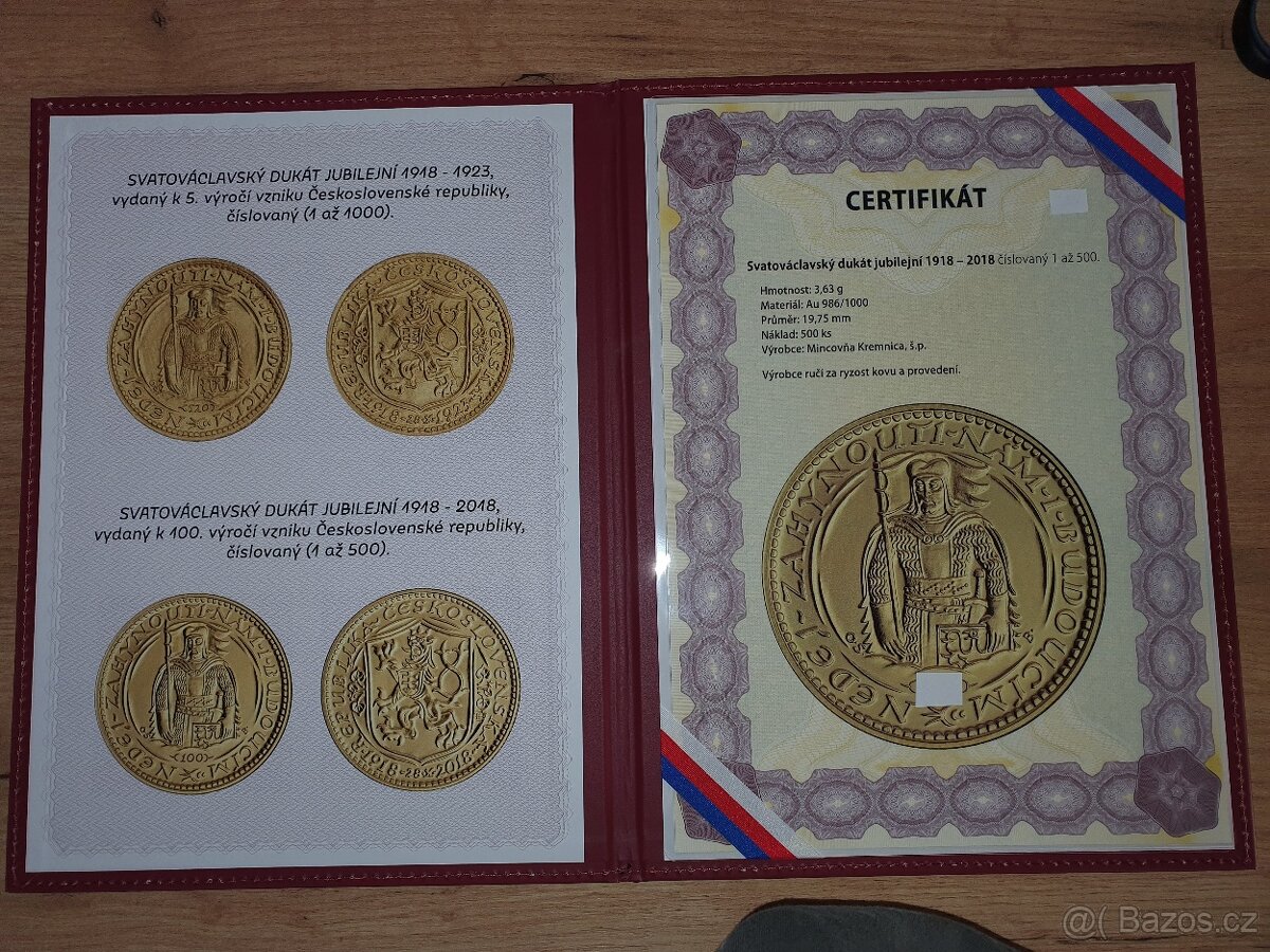 Jubilejní svatováclavský dukát - 2