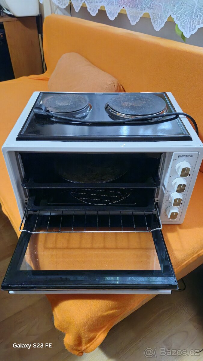 Elektrická mini trouba s dvěma varnými plotýnkami - 2