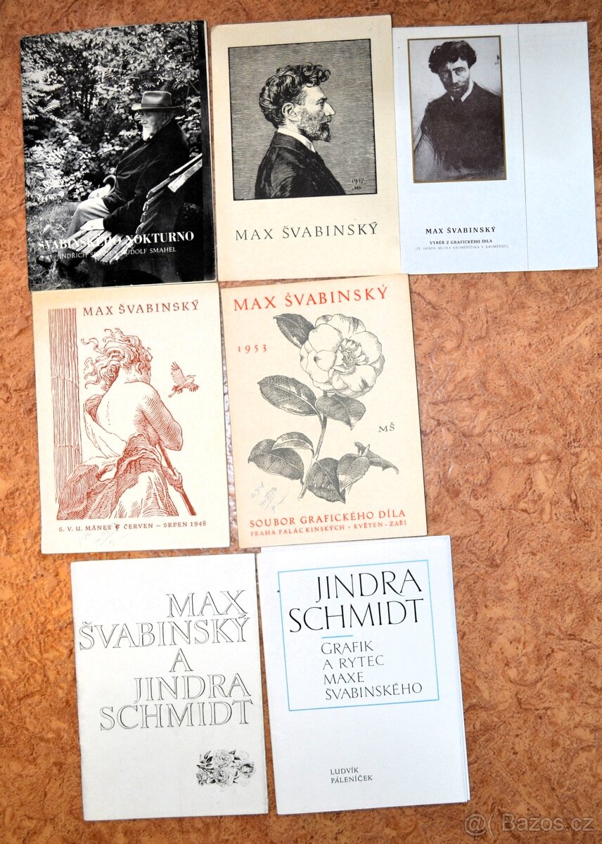 Kniha a brožury o Švabinském - 2