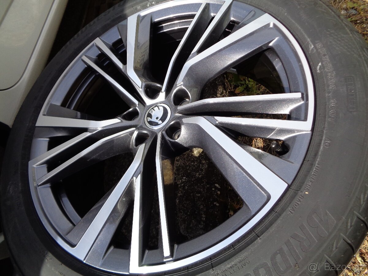 škoda Enyaq Elroq r20 alu kola 5x112 letní nová kola - 2